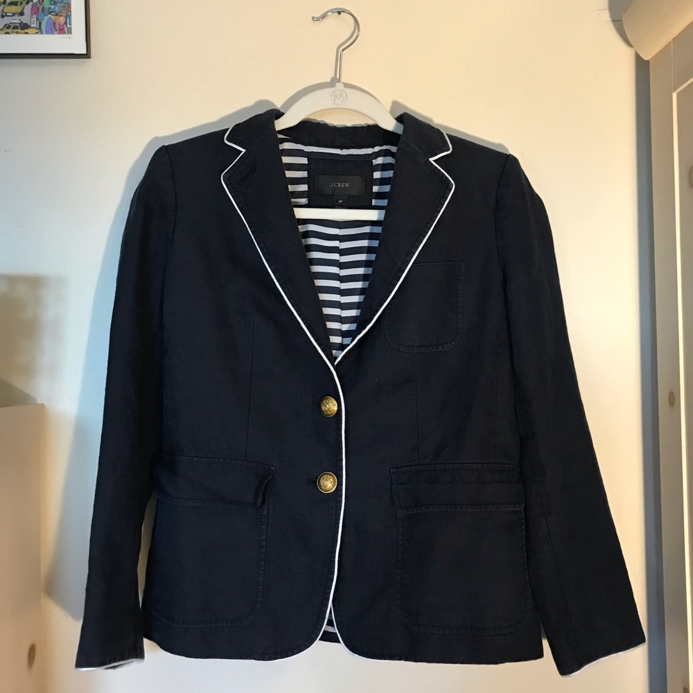 J. Crew Nautical Blazer